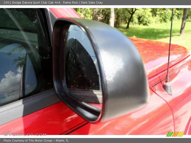 Flame Red / Dark Slate Gray 2001 Dodge Dakota Sport Club Cab 4x4