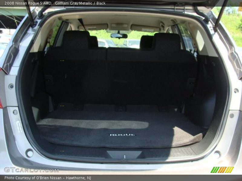 Gotham Gray Metallic / Black 2008 Nissan Rogue S AWD