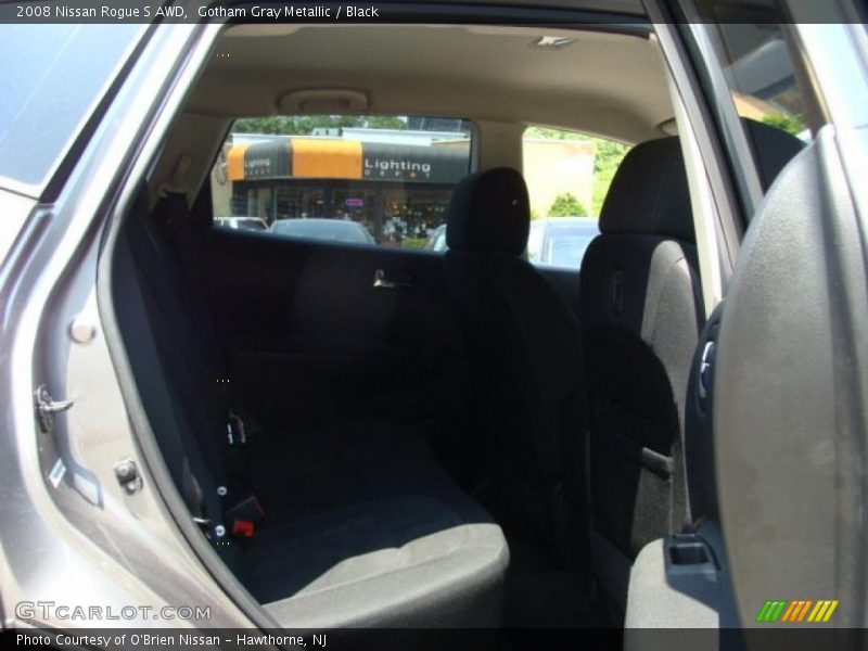 Gotham Gray Metallic / Black 2008 Nissan Rogue S AWD
