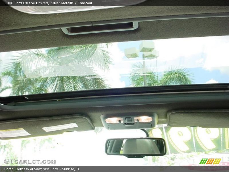 Silver Metallic / Charcoal 2008 Ford Escape Limited