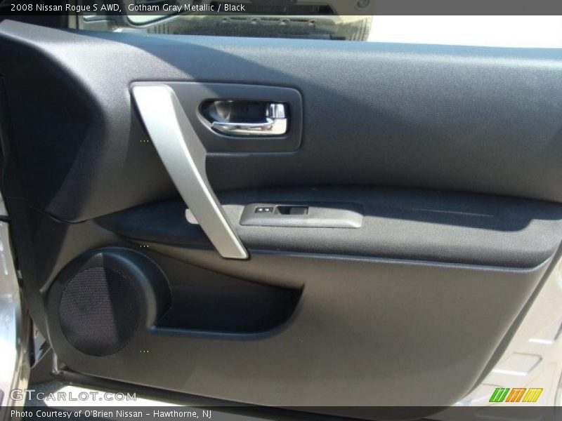 Gotham Gray Metallic / Black 2008 Nissan Rogue S AWD