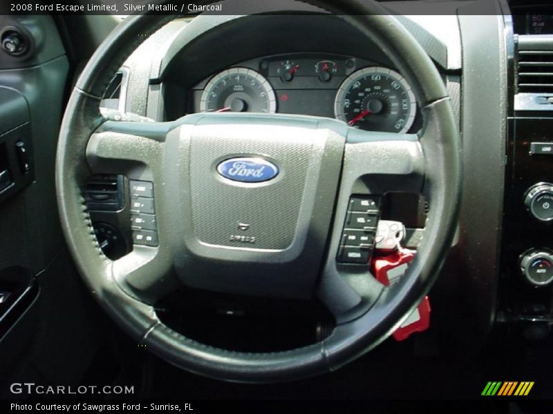 Silver Metallic / Charcoal 2008 Ford Escape Limited