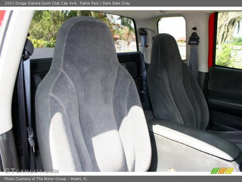 Flame Red / Dark Slate Gray 2001 Dodge Dakota Sport Club Cab 4x4