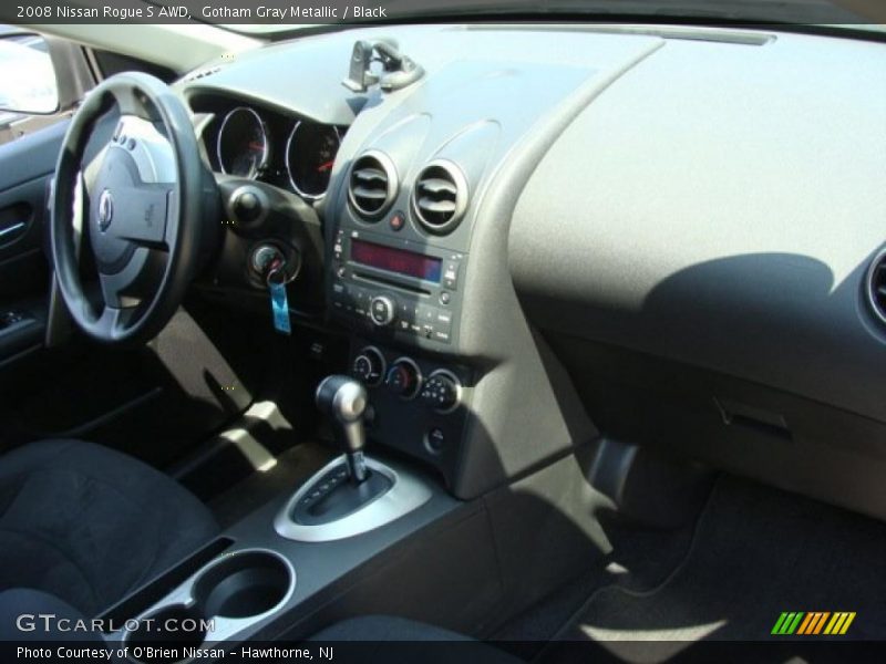 Gotham Gray Metallic / Black 2008 Nissan Rogue S AWD