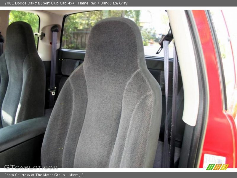 Flame Red / Dark Slate Gray 2001 Dodge Dakota Sport Club Cab 4x4
