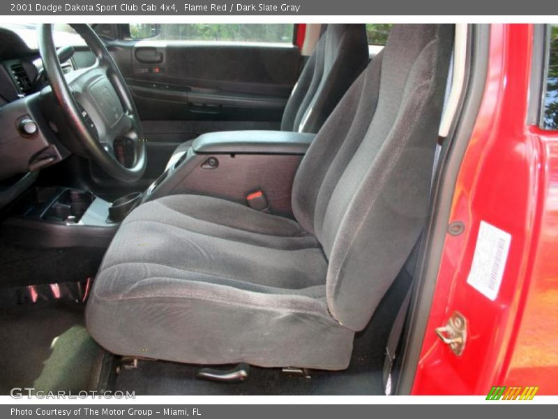 Flame Red / Dark Slate Gray 2001 Dodge Dakota Sport Club Cab 4x4