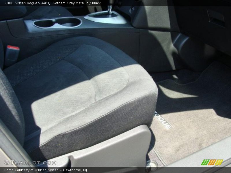 Gotham Gray Metallic / Black 2008 Nissan Rogue S AWD