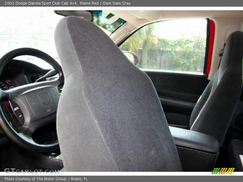 Flame Red / Dark Slate Gray 2001 Dodge Dakota Sport Club Cab 4x4