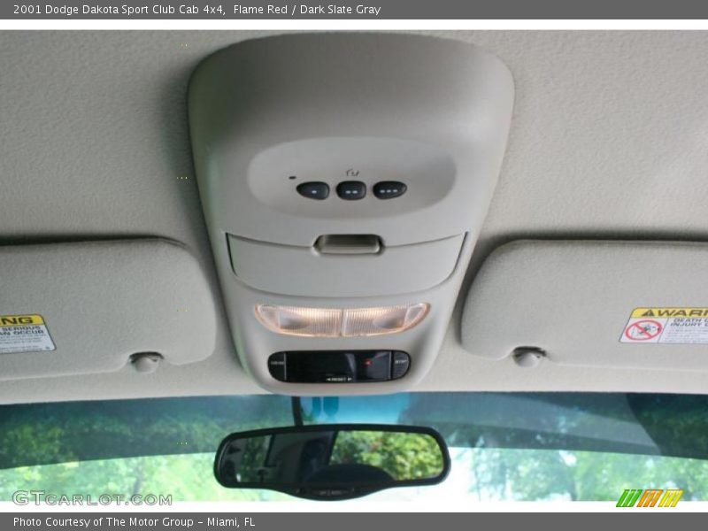 Flame Red / Dark Slate Gray 2001 Dodge Dakota Sport Club Cab 4x4