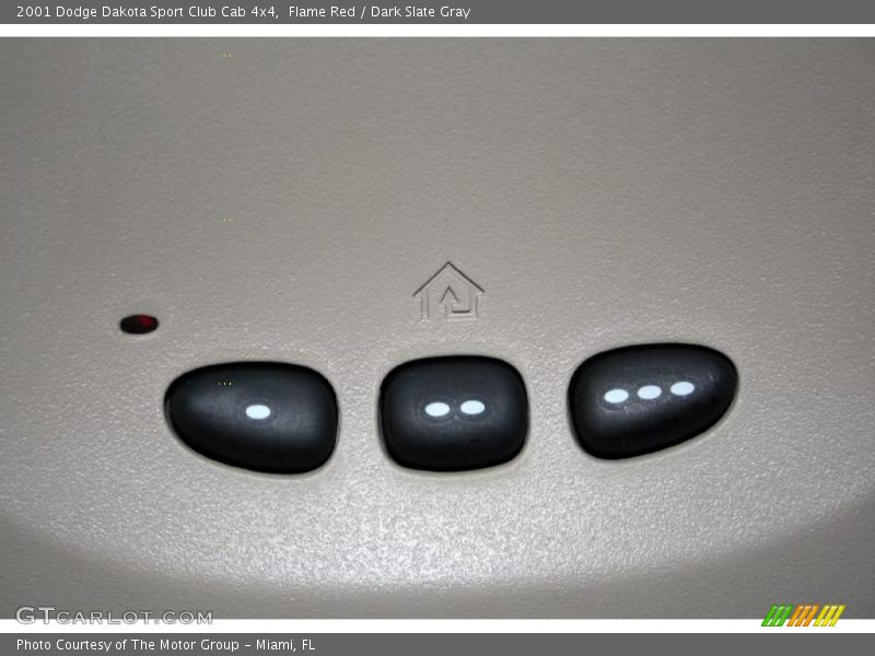 Flame Red / Dark Slate Gray 2001 Dodge Dakota Sport Club Cab 4x4
