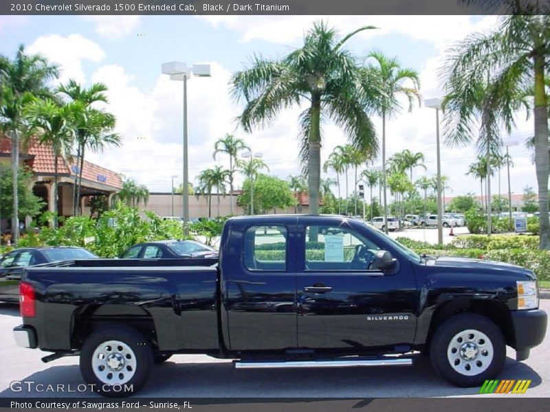 Black / Dark Titanium 2010 Chevrolet Silverado 1500 Extended Cab