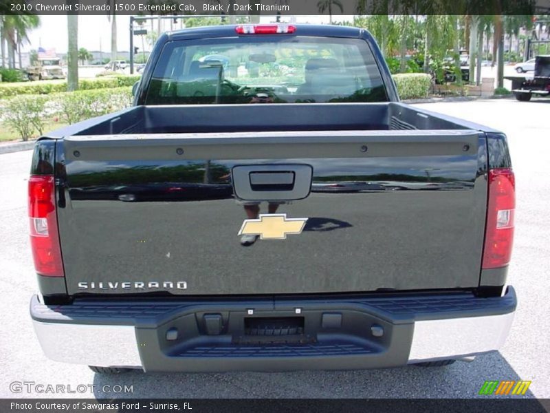 Black / Dark Titanium 2010 Chevrolet Silverado 1500 Extended Cab