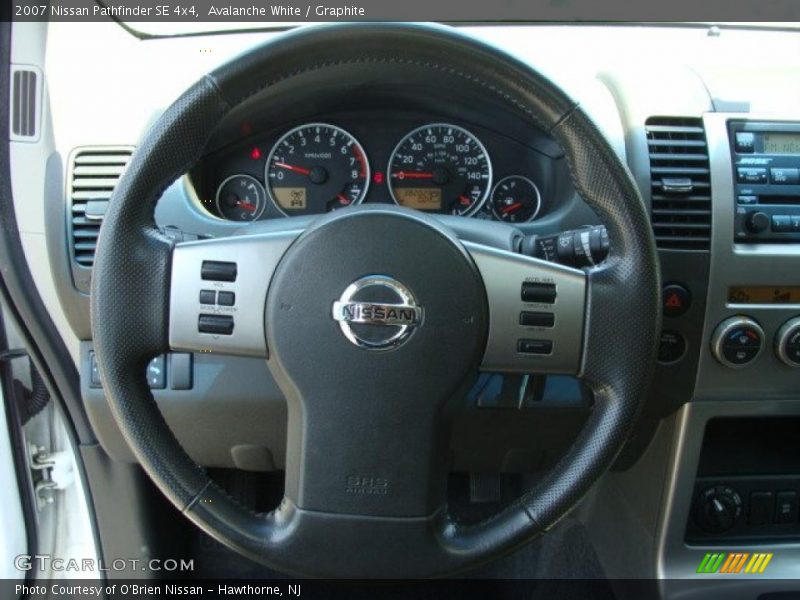 Avalanche White / Graphite 2007 Nissan Pathfinder SE 4x4