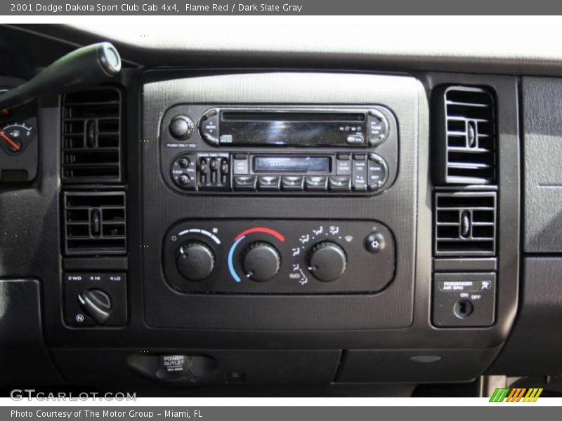 Flame Red / Dark Slate Gray 2001 Dodge Dakota Sport Club Cab 4x4