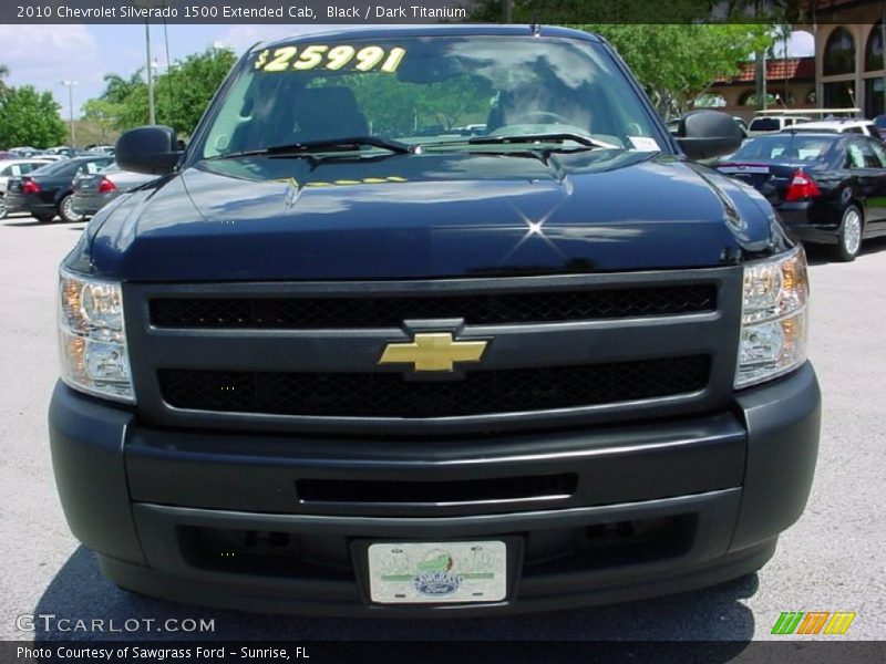 Black / Dark Titanium 2010 Chevrolet Silverado 1500 Extended Cab