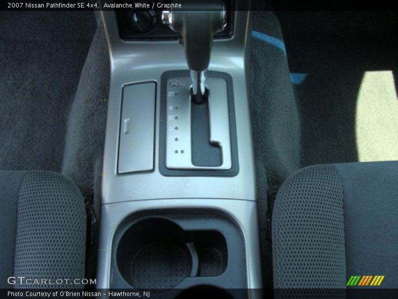 Avalanche White / Graphite 2007 Nissan Pathfinder SE 4x4