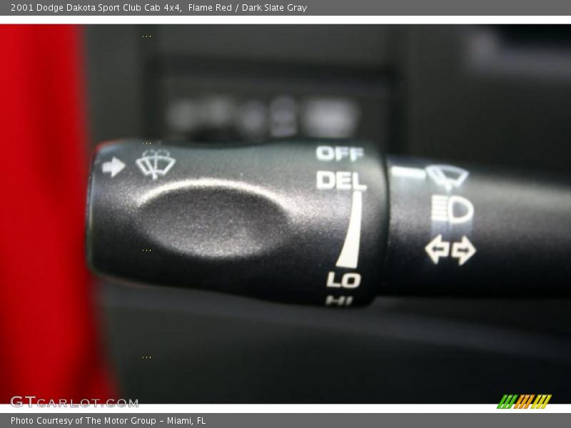 Flame Red / Dark Slate Gray 2001 Dodge Dakota Sport Club Cab 4x4