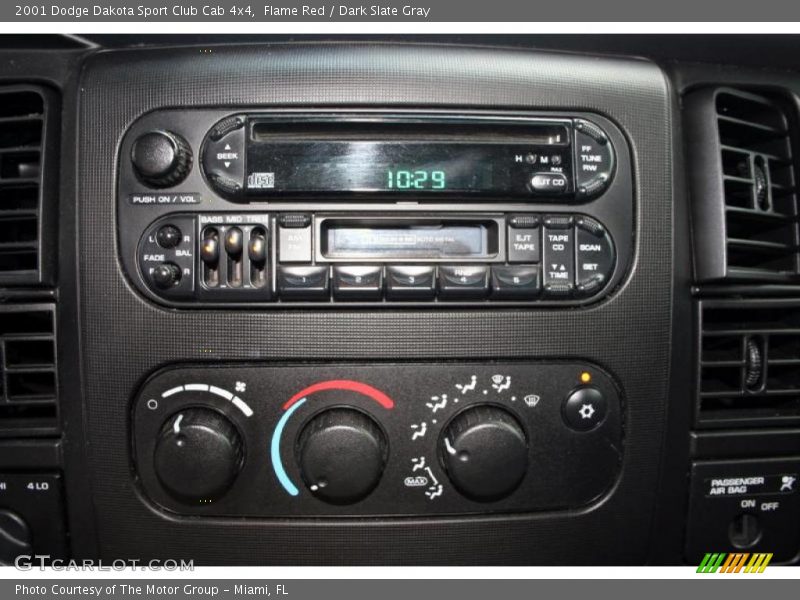 Flame Red / Dark Slate Gray 2001 Dodge Dakota Sport Club Cab 4x4