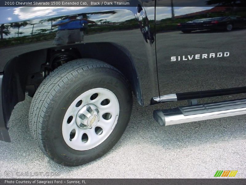 Black / Dark Titanium 2010 Chevrolet Silverado 1500 Extended Cab