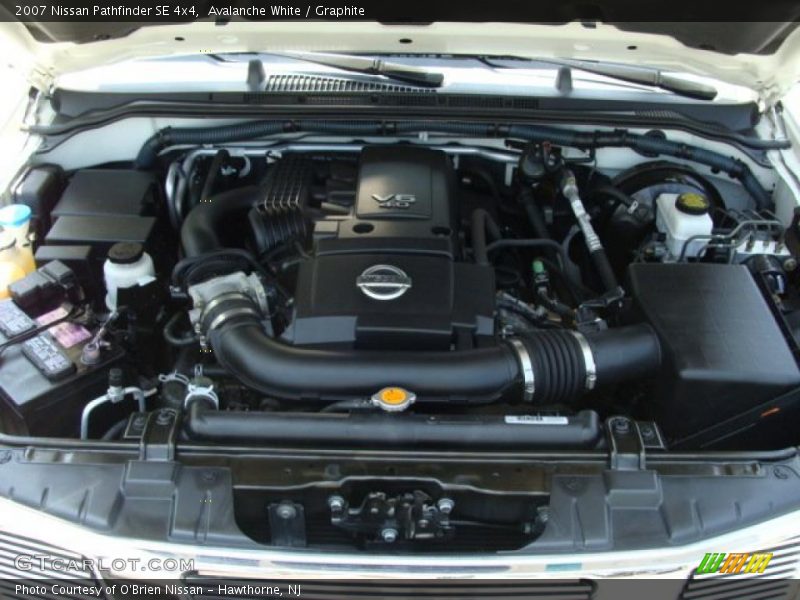 Avalanche White / Graphite 2007 Nissan Pathfinder SE 4x4