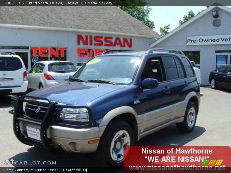 Catseye Blue Metallic / Gray 2002 Suzuki Grand Vitara JLX 4x4