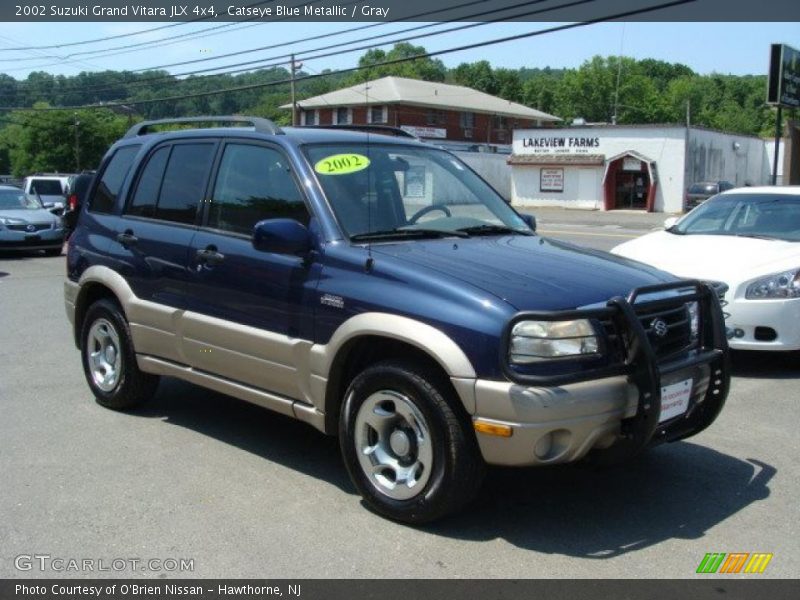 Catseye Blue Metallic / Gray 2002 Suzuki Grand Vitara JLX 4x4