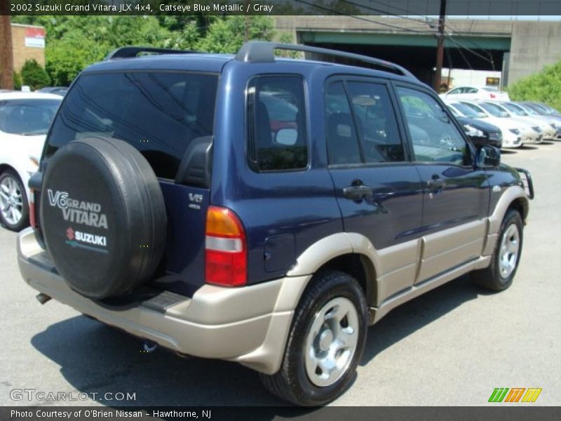 Catseye Blue Metallic / Gray 2002 Suzuki Grand Vitara JLX 4x4