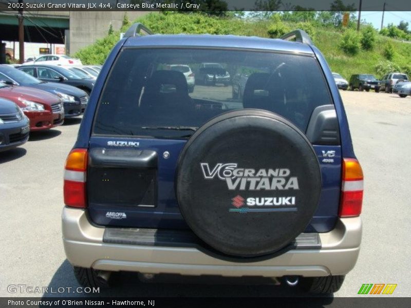 Catseye Blue Metallic / Gray 2002 Suzuki Grand Vitara JLX 4x4