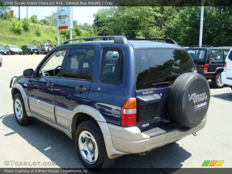 Catseye Blue Metallic / Gray 2002 Suzuki Grand Vitara JLX 4x4