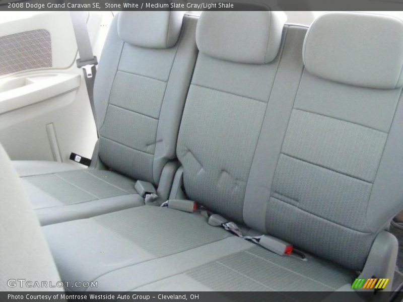 Stone White / Medium Slate Gray/Light Shale 2008 Dodge Grand Caravan SE