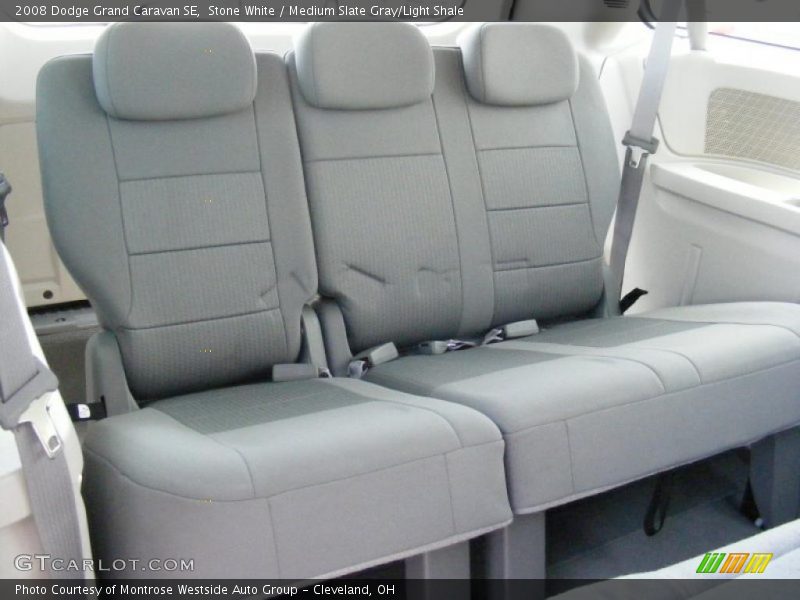 Stone White / Medium Slate Gray/Light Shale 2008 Dodge Grand Caravan SE