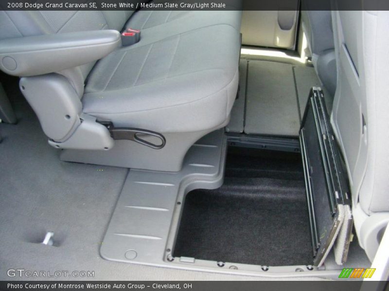 Stone White / Medium Slate Gray/Light Shale 2008 Dodge Grand Caravan SE