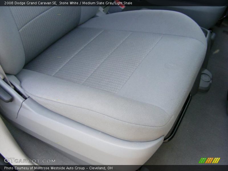 Stone White / Medium Slate Gray/Light Shale 2008 Dodge Grand Caravan SE