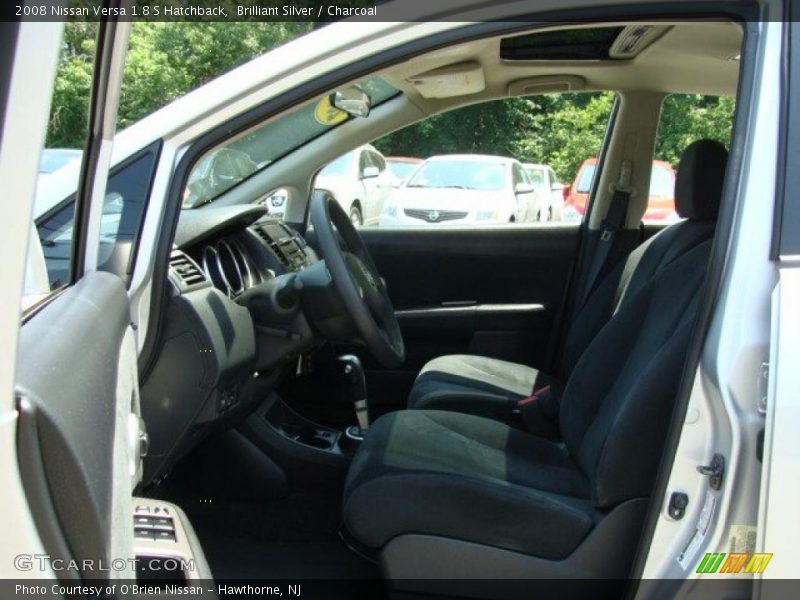 Brilliant Silver / Charcoal 2008 Nissan Versa 1.8 S Hatchback