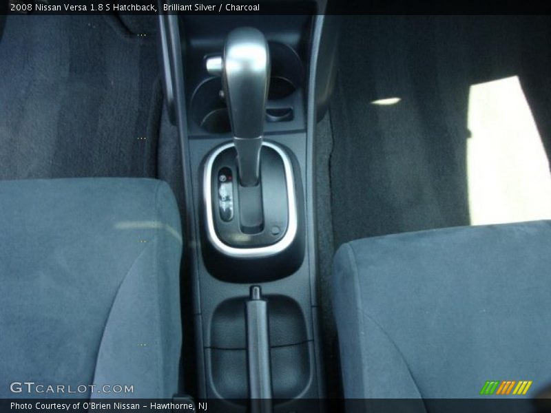 Brilliant Silver / Charcoal 2008 Nissan Versa 1.8 S Hatchback