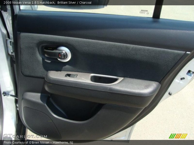 Brilliant Silver / Charcoal 2008 Nissan Versa 1.8 S Hatchback