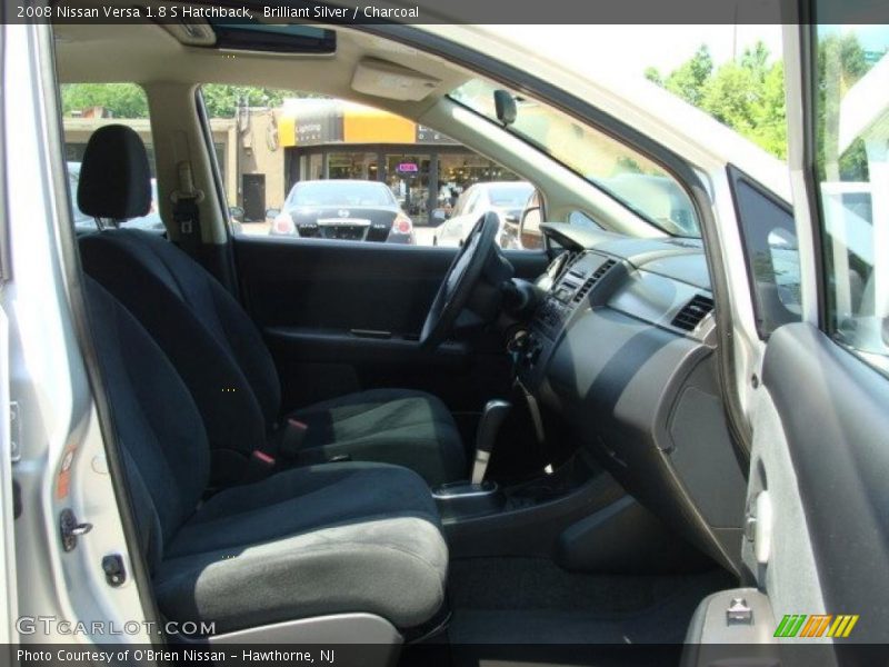 Brilliant Silver / Charcoal 2008 Nissan Versa 1.8 S Hatchback