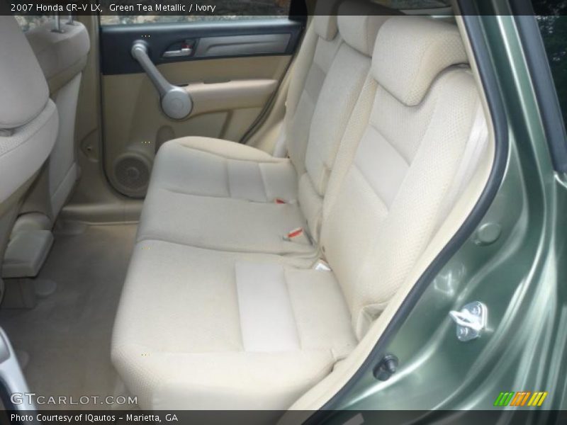 Green Tea Metallic / Ivory 2007 Honda CR-V LX
