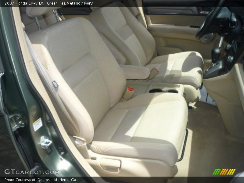Green Tea Metallic / Ivory 2007 Honda CR-V LX