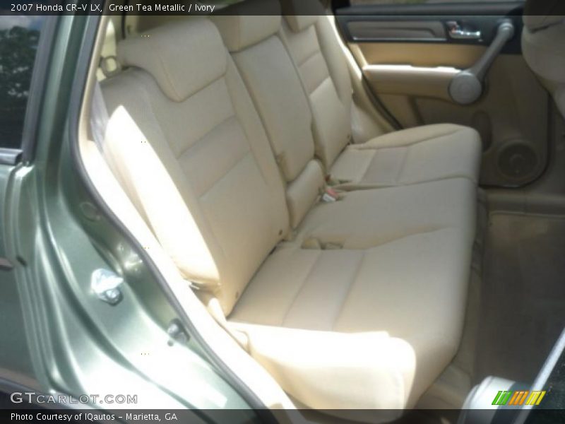 Green Tea Metallic / Ivory 2007 Honda CR-V LX