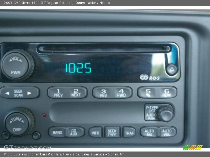 Summit White / Neutral 2003 GMC Sierra 1500 SLE Regular Cab 4x4