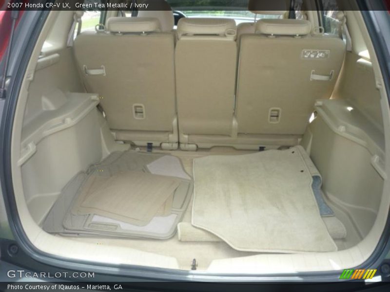 Green Tea Metallic / Ivory 2007 Honda CR-V LX