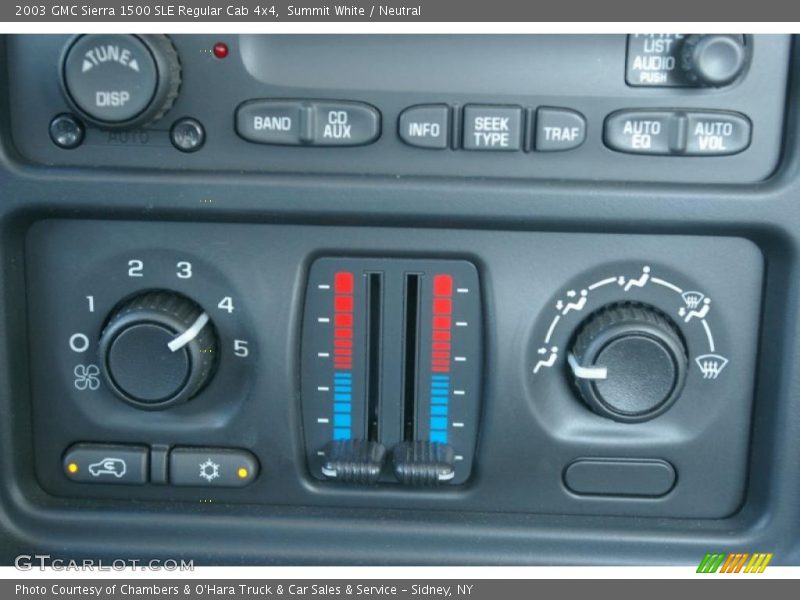 Summit White / Neutral 2003 GMC Sierra 1500 SLE Regular Cab 4x4