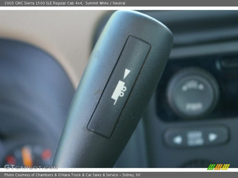 Summit White / Neutral 2003 GMC Sierra 1500 SLE Regular Cab 4x4