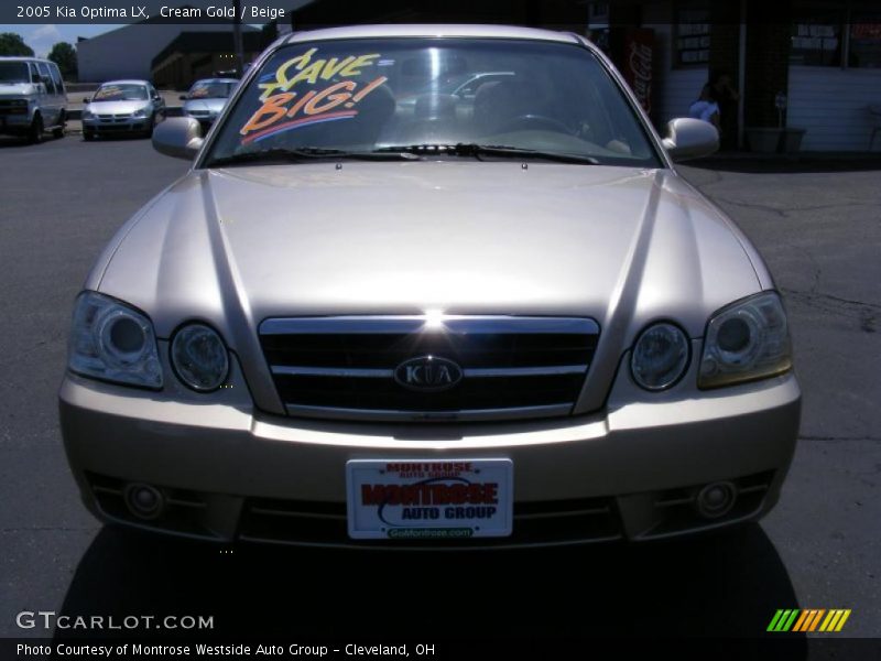 Cream Gold / Beige 2005 Kia Optima LX