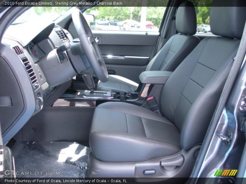Sterling Grey Metallic / Charcoal Black 2010 Ford Escape Limited