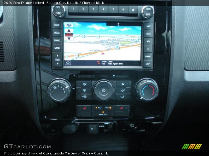 Sterling Grey Metallic / Charcoal Black 2010 Ford Escape Limited