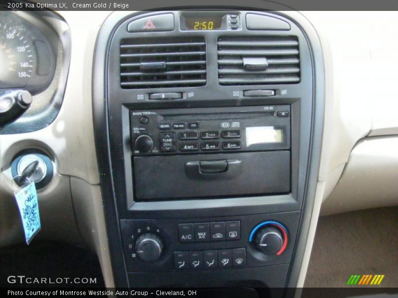Cream Gold / Beige 2005 Kia Optima LX