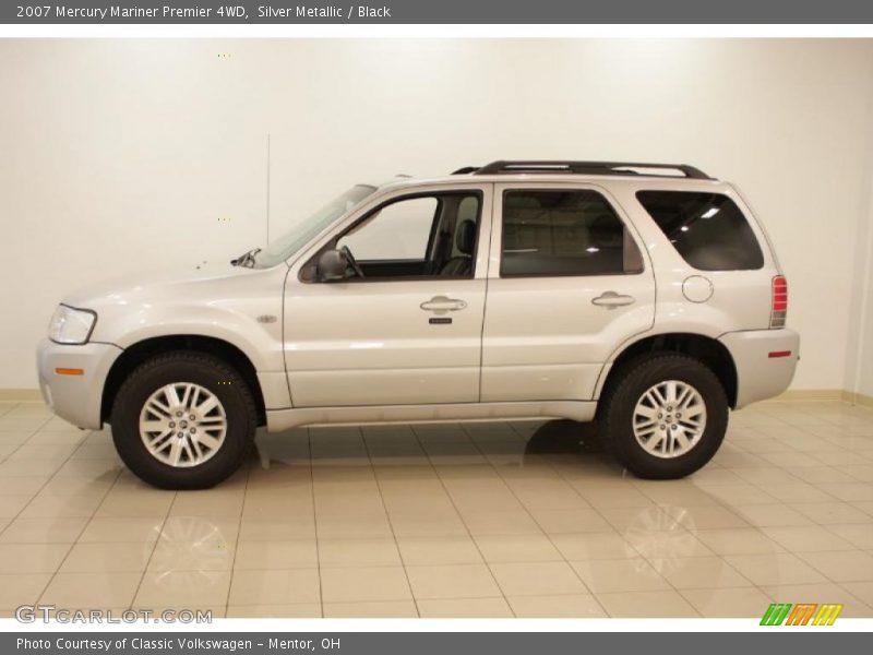 Silver Metallic / Black 2007 Mercury Mariner Premier 4WD