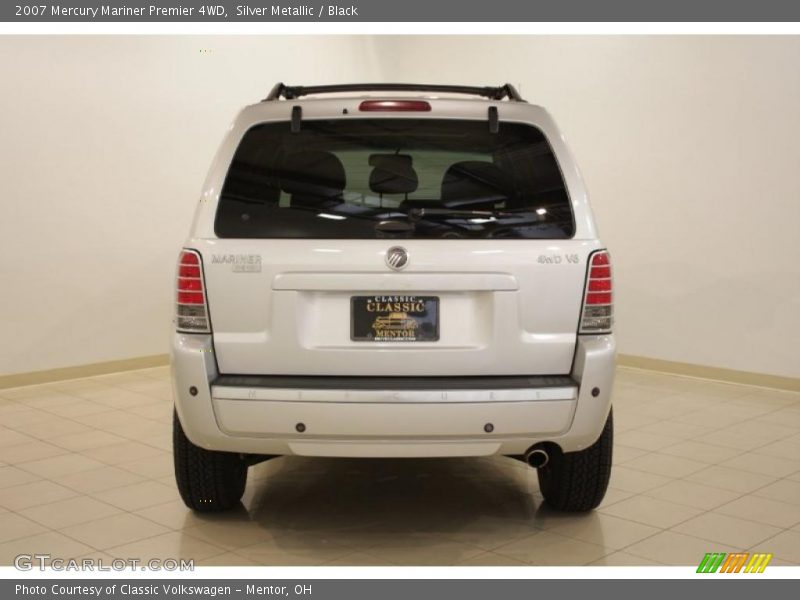 Silver Metallic / Black 2007 Mercury Mariner Premier 4WD